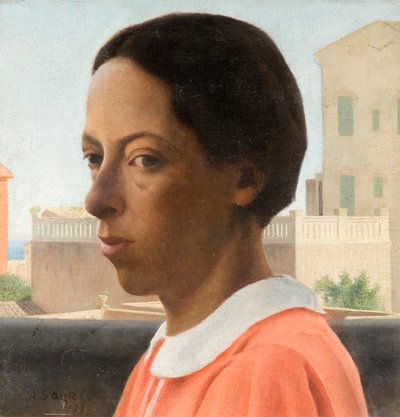 Portrait on a Veranda, Spain, 1933 by Arthur Segal